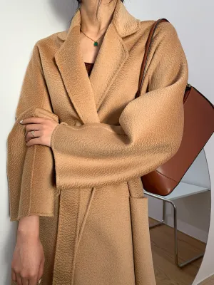 ZABRI luxury style fashion ladies wool cashmere All weather trench coat